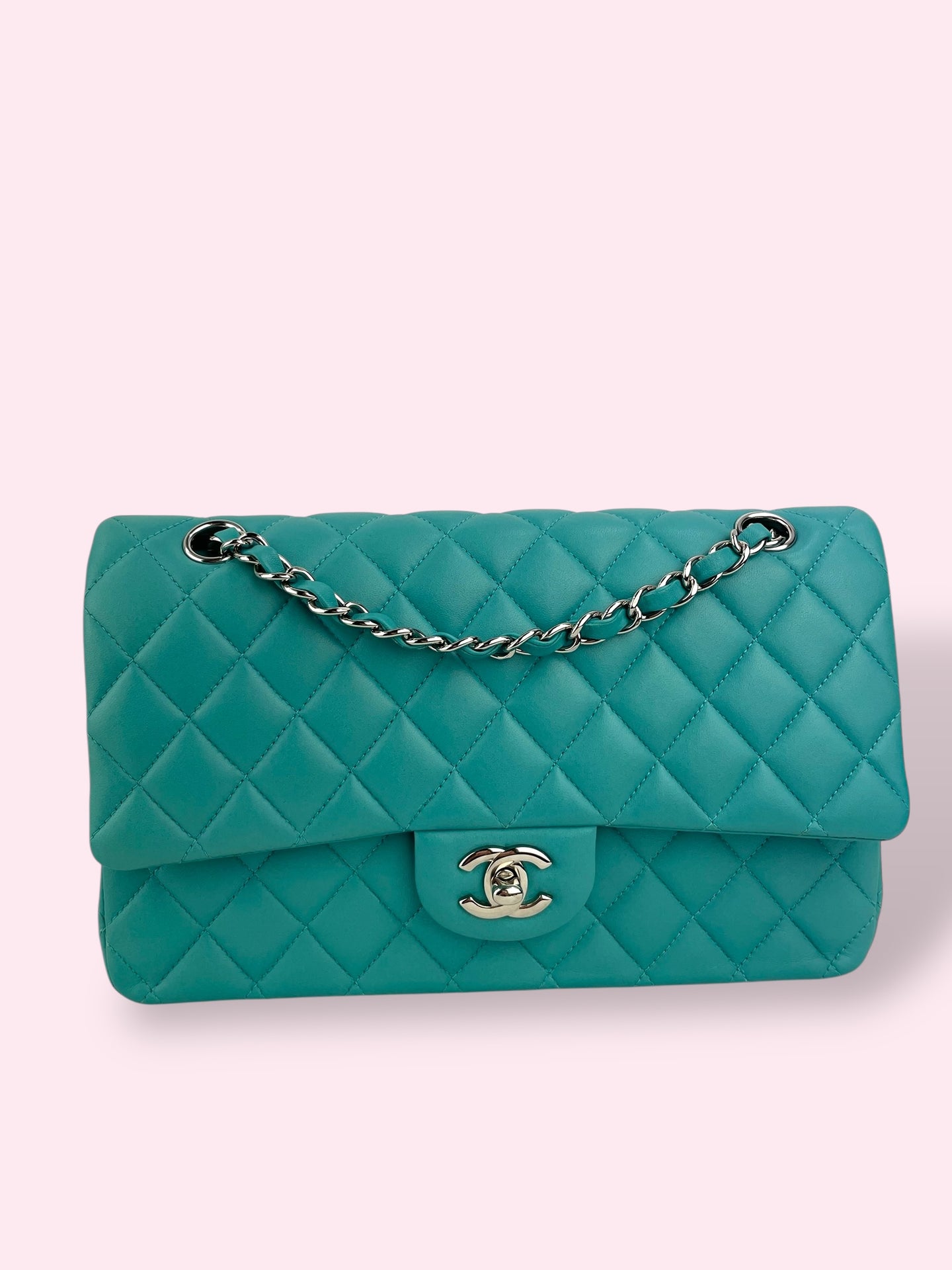 CHANEL CLASSIC FLAP CELESTE