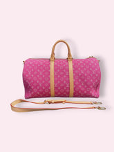 Carica l'immagine nel visualizzatore di Gallery, LOUIS VUITTON KEEPALL DENIM ROSA
