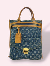 Carica l'immagine nel visualizzatore di Gallery, LOUIS VUITTON SAC PLAT DENIM
